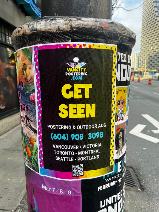 Vancouver - City Cylinder Postering: Supreme Distribution Package - 11" x 17"